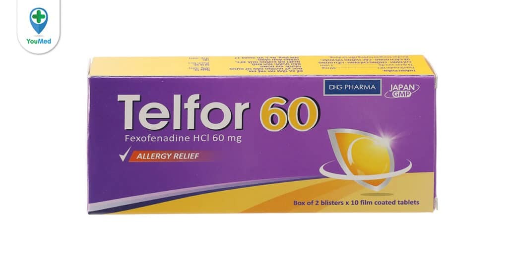 Điều trị mề đay mạn tính với thuốc Telfor