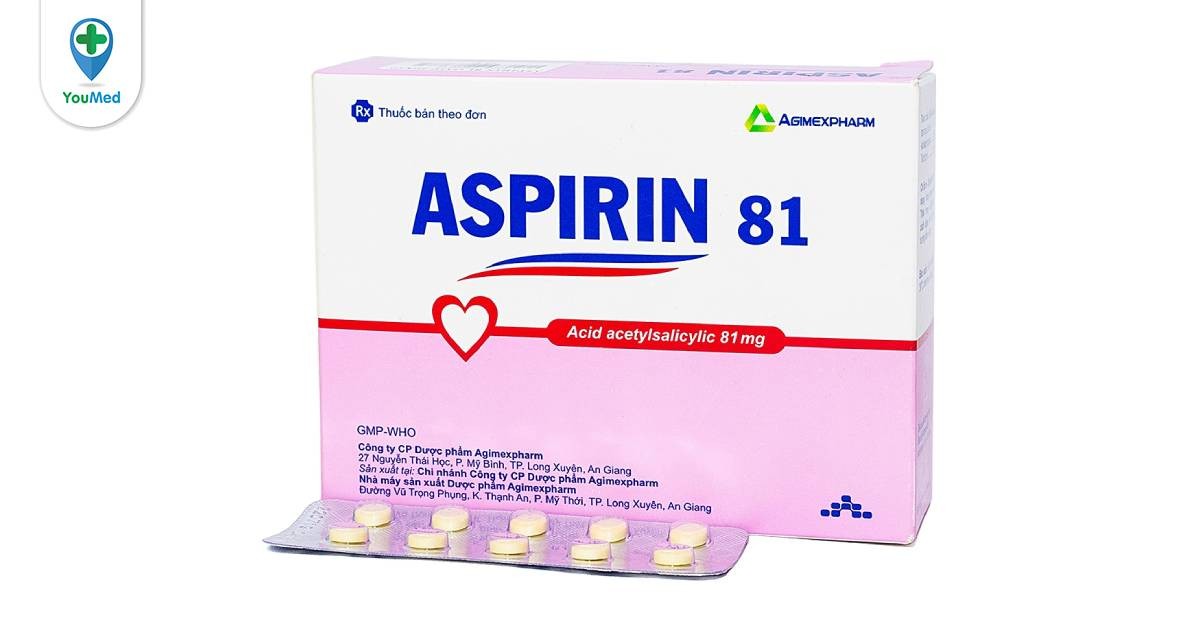 Các công dụng aspirin 81 được biết đến và ứng dụng như thế nào