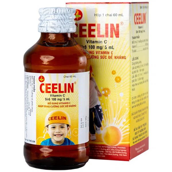 Siro Ceelin là sản phẩm hỗ trợ đề kháng với nhiễm khuẩn và chức năng miễn dịch