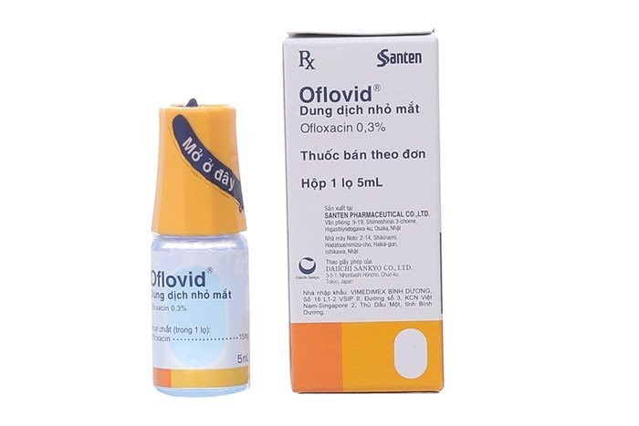 thuốc kháng sinh nhỏ mắt Oflovid