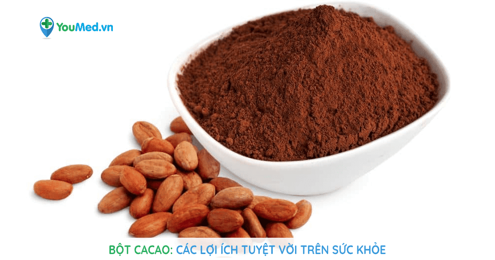 bột cacao: các lợi ích tuyệt vời trên sức khỏe