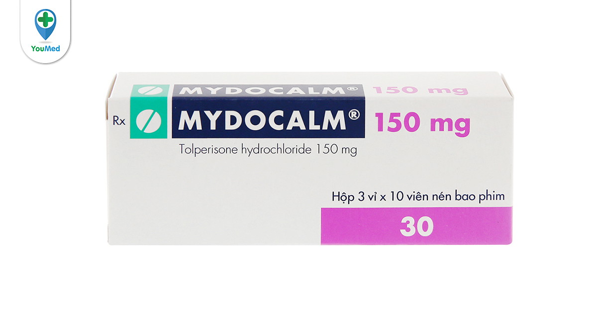 Thuốc giãn cơ Mydocalm 150mg được chỉ định điều trị những bệnh gì?
