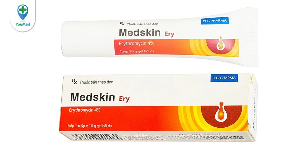 Những điều cần biết về gel trị mụn Medskin Ery – Erythromycin