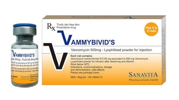 Thuốc kháng sinh Vancomycin