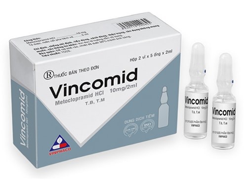 Thông tin về thuốc Vincomid (metoclopramide)