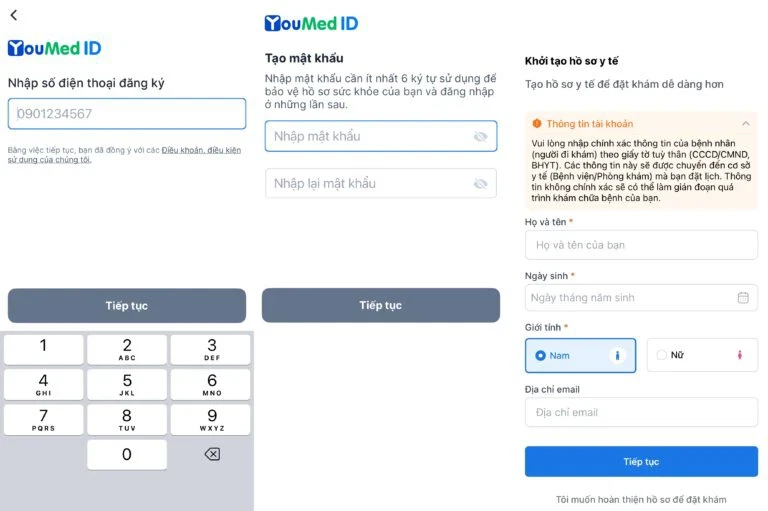 Điền thông tin để nhận tư vấn da liễu online