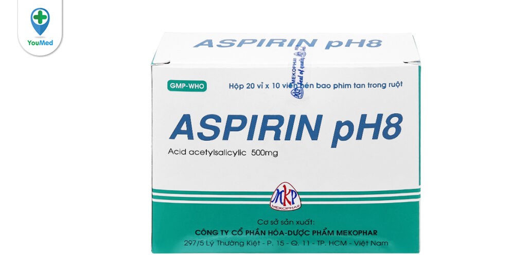 Aspirin pH8 là thuốc gì? Giá, tác dụng và những lưu ý khi sử dụng