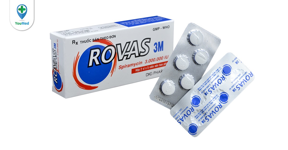 Thuốc kháng sinh Rovas được sử dụng để điều trị những bệnh nhiễm khuẩn nào?