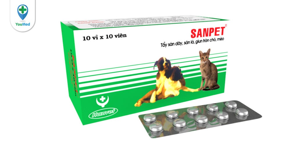 Thuốc tẩy giun Sanpet: giá, liều dùng và cách dùng hiệu quả
