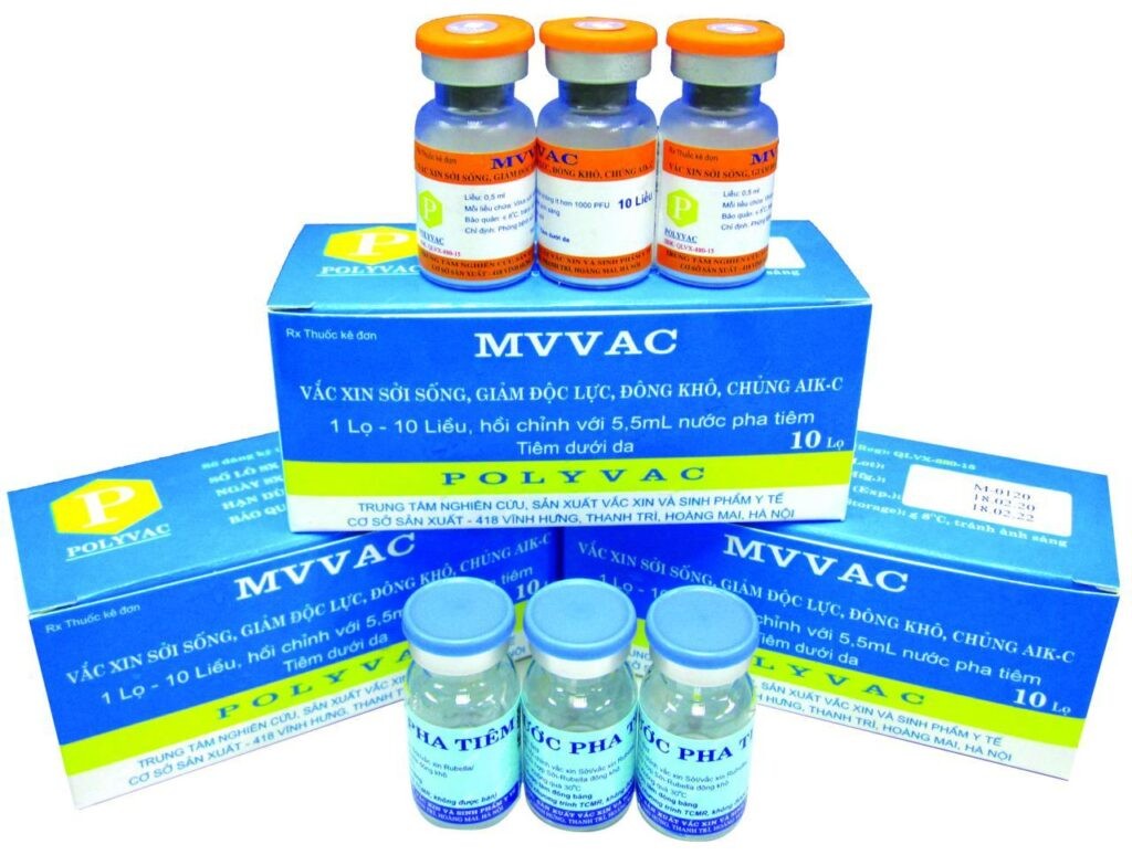 Vắc-xin sởi đơn giá MVVAC