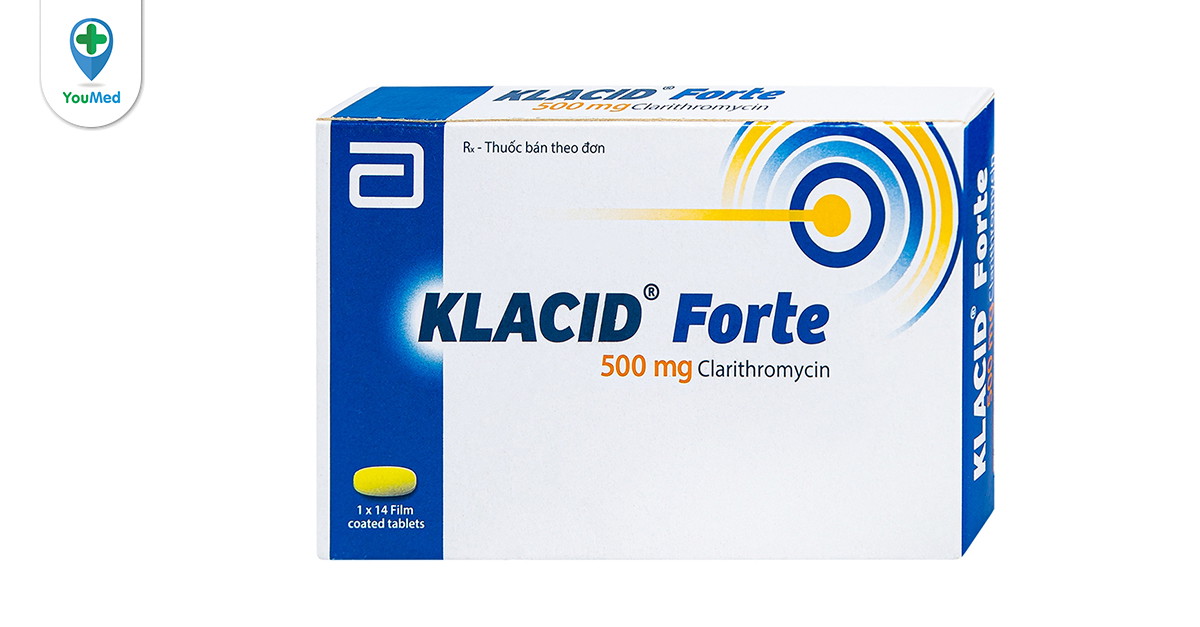 Thuốc Klacid Forte có tác dụng điều trị những bệnh gì?