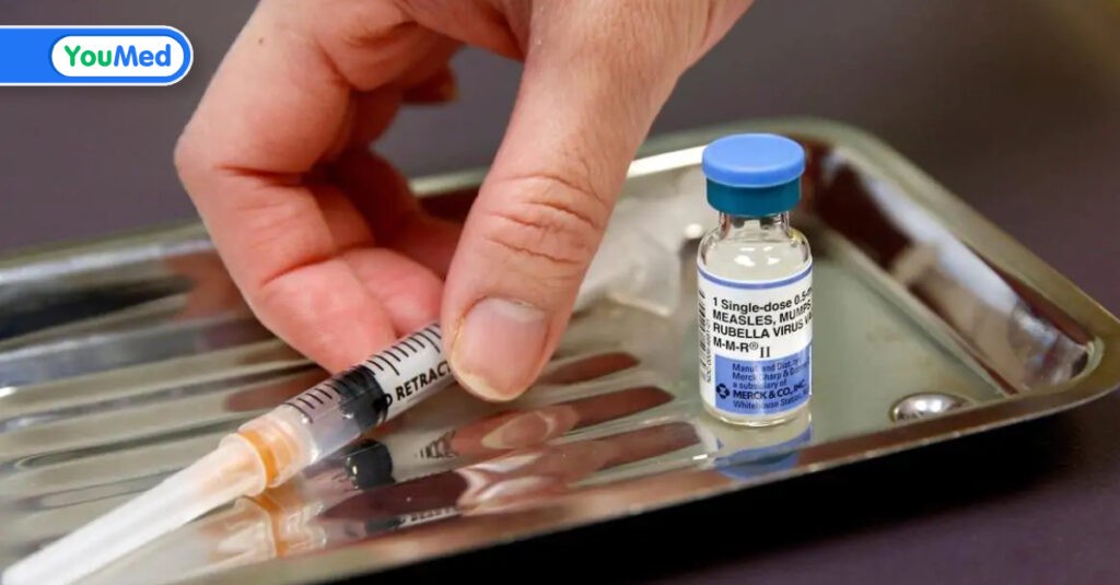 Mũi tiêm đầu tiên và nhắc lại của vắc xin sởi – quai bị – rubella MMR II