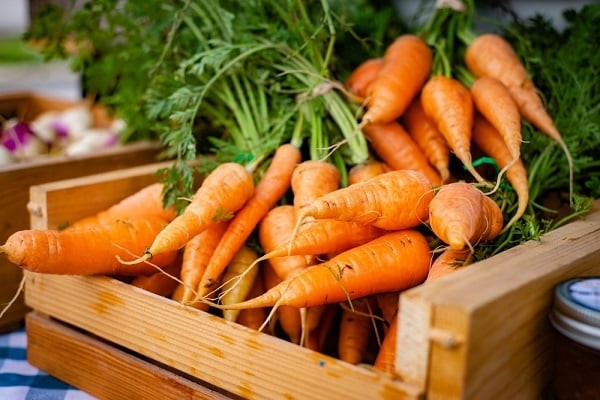 Cà rốt là một trong những thực phẩm tốt cho tình trạng hạ huyết áp