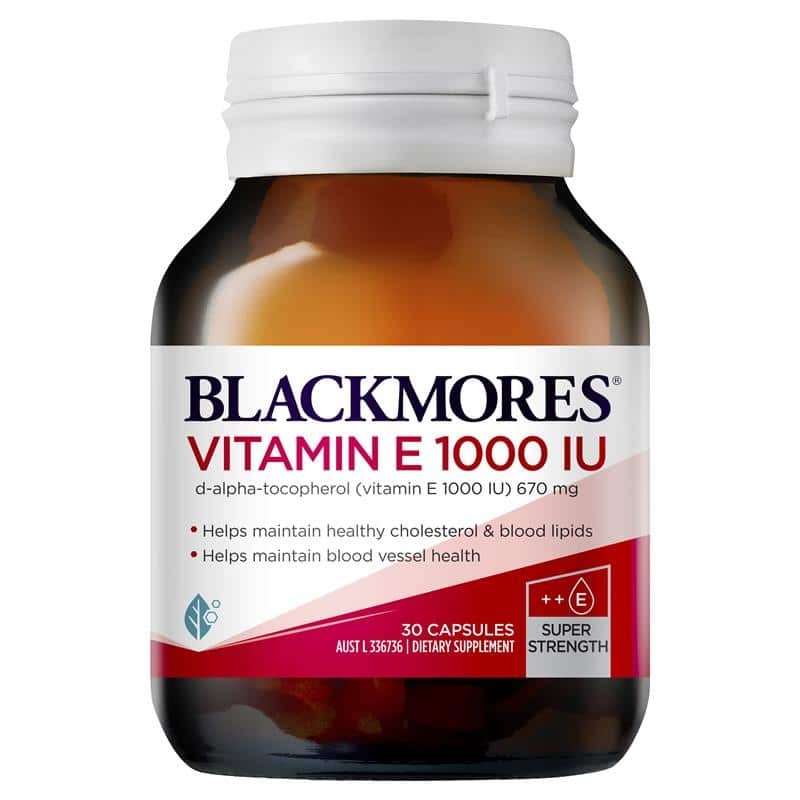 Thông tin cần biết về sản phẩm vitamin E Blackmore Natural