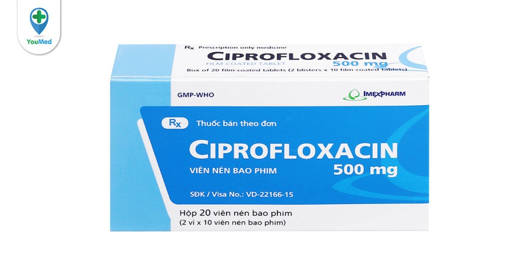 Thuốc Ciprofloxacin 500 mg: công dụng, cách dùng và lưu ý khi sử dụng