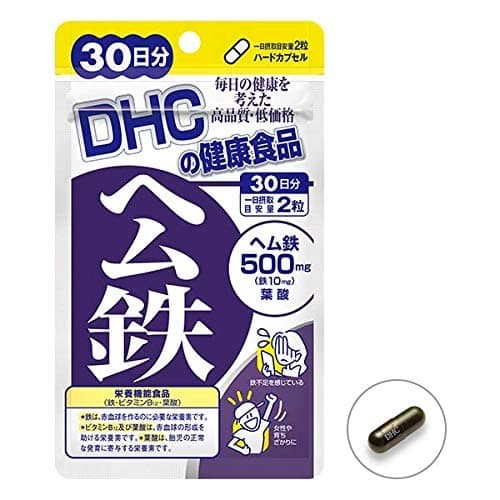 Thông tin cần biết về viên uống bổ sung sắt DHC của Nhật Bản