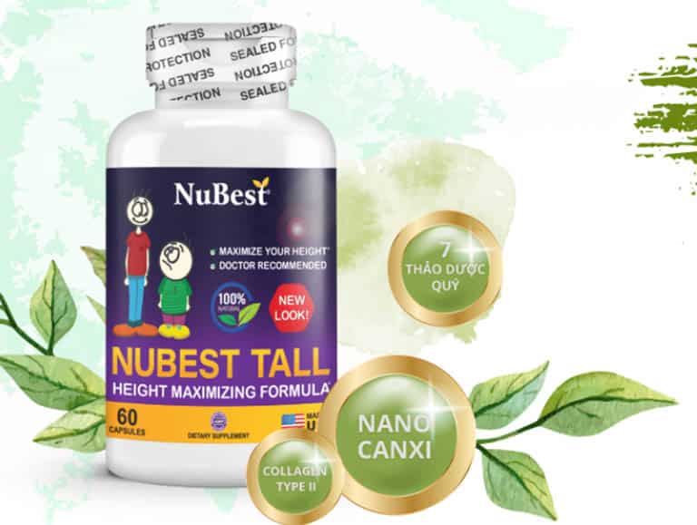 Thông tin vê thuốc tăng chiều cao NuBest Tall