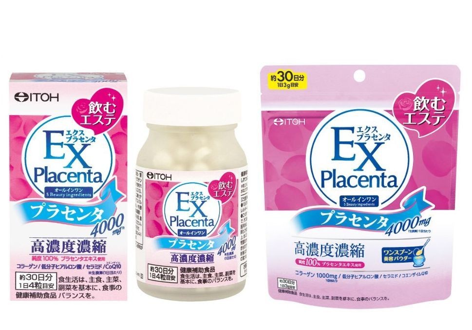 Thông tin về viên uống collagen nhau thai cừu Itoh EX Placenta Nhật Bản