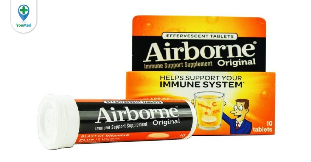 Viên sủi vitamin C AirBorne có tốt không? Giá, thành phần và cách sử dụng