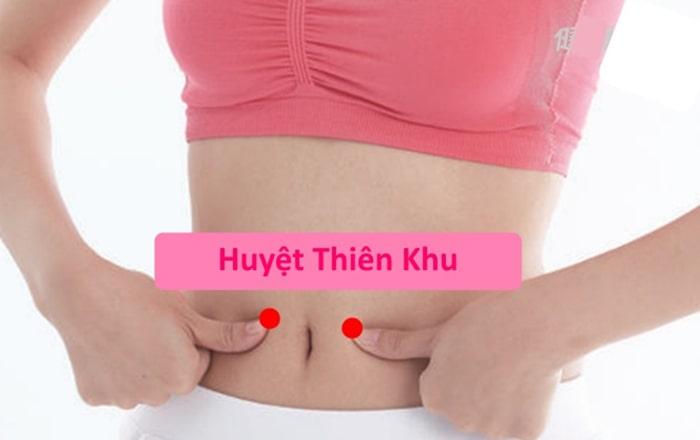 bấm huyệt trị mụn