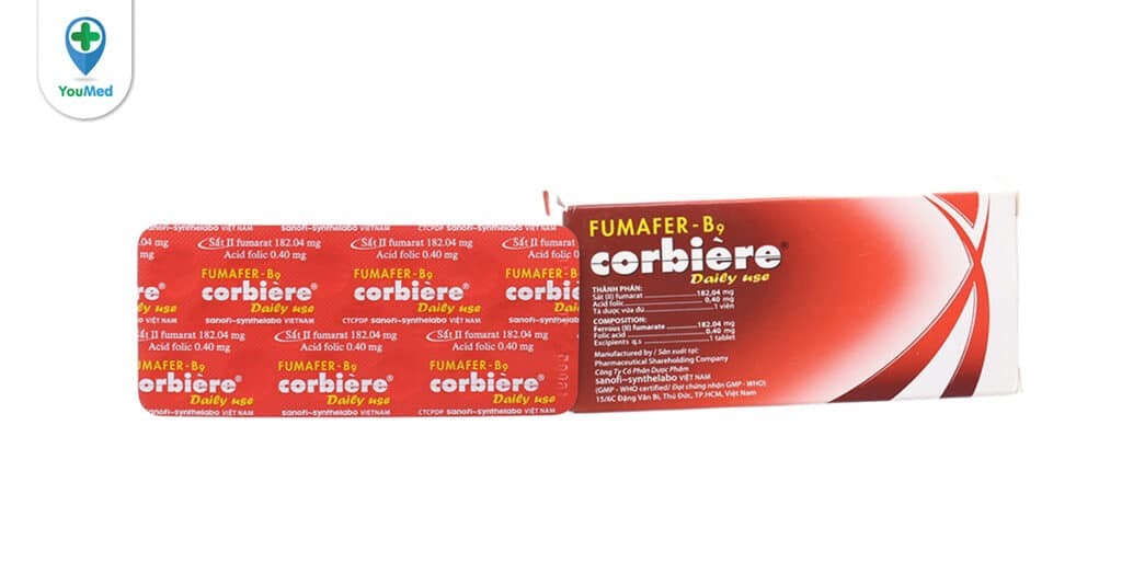 Thuốc bổ máu Fumafer-B9 Corbiere có tốt không? Giá, thành phần và cách sử dụng