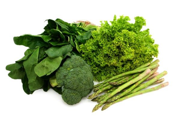 Các loại rau lá xanh và bông cải xanh giúp bổ sung folate ngăn ngừa tình trạng hạ huyết áp