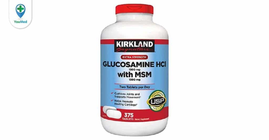 Thuốc bổ khớp Kirkland Glucosamine HCL 1500mg With MSM có tốt không? Lưu ý khi dùng