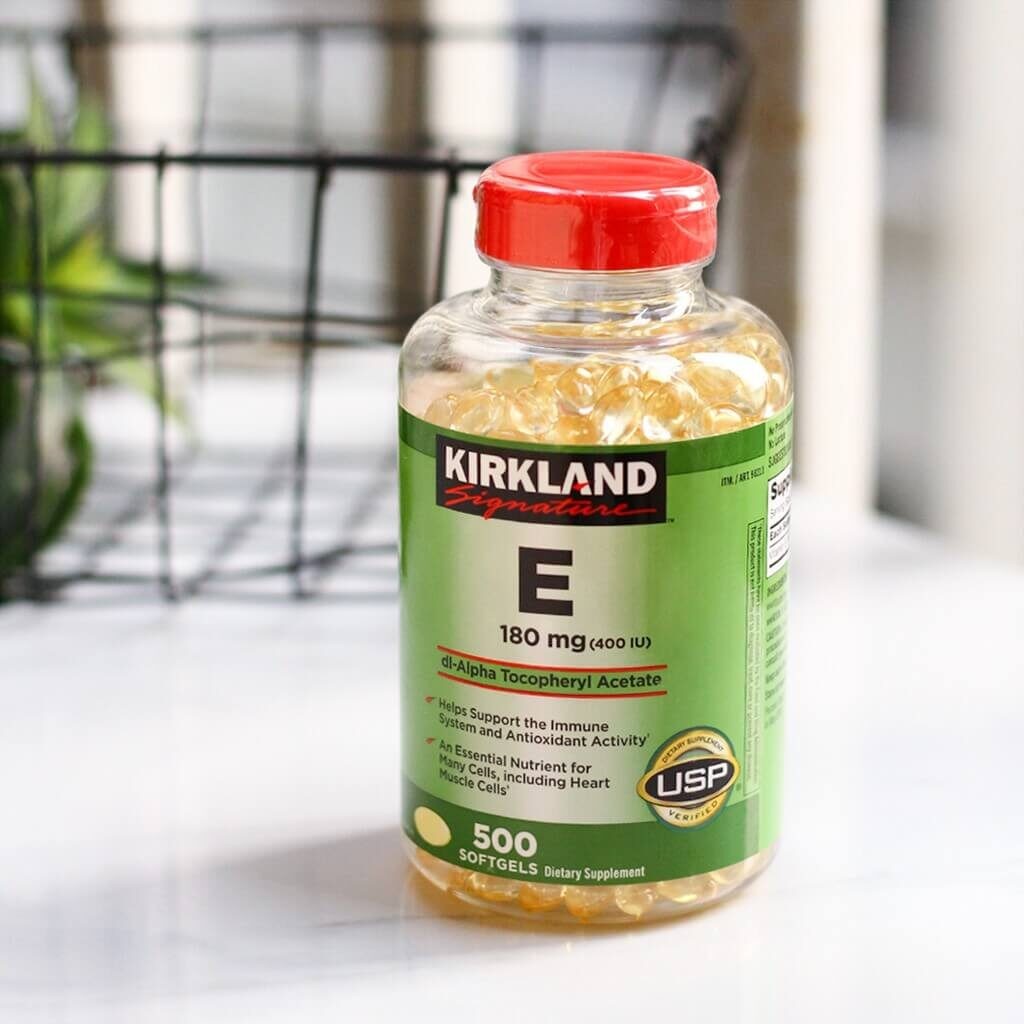Vitamin E Kirkland là sản phẩm đến từ Mỹ