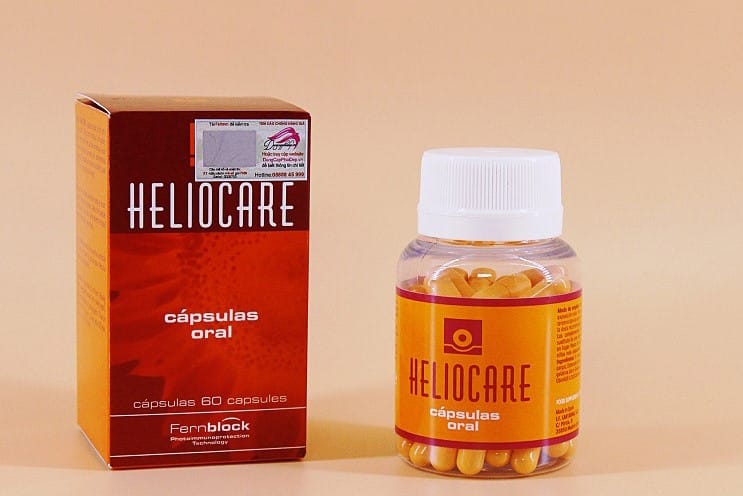 Thông tin về viên uống chống nắng Heliocare Oral