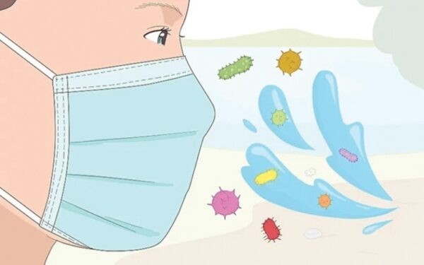 Đeo khẩu trang giúp phòng ngừa các tác nhân gây cảm lạnh từ bên ngoài như vi khuẩn và vi rút