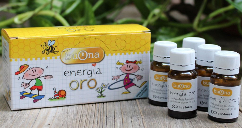 Buona Energia Oro được đóng gói dạng lọ 10ml