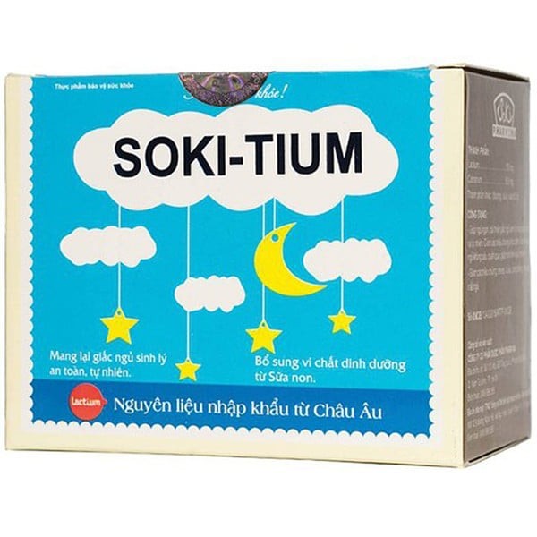 Những điều cần biết về Bột hòa tan giúp trẻ ngủ ngon Soki-Tium