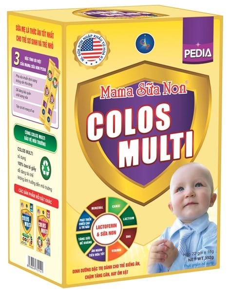 Thông tin yêu nên biết về Mama Sữa Non Colos Multi Pedia