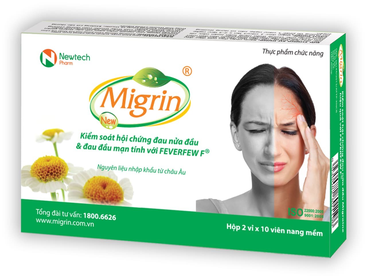 Viên uống điều trị đau nửa đầu Migrin và những điều cần biết
