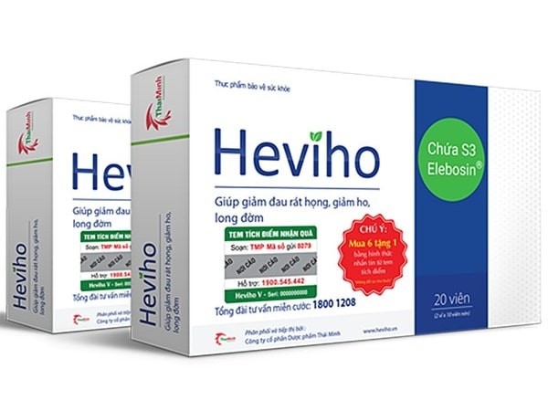 Viên uống giảm viêm đường hô hấp cấp và mạn tính Heviho là gì