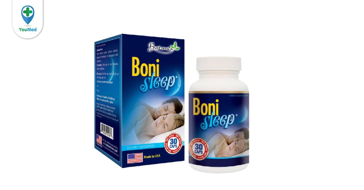 Viên uống ngủ ngon Bonisleep Botania có tốt không? - YouMed