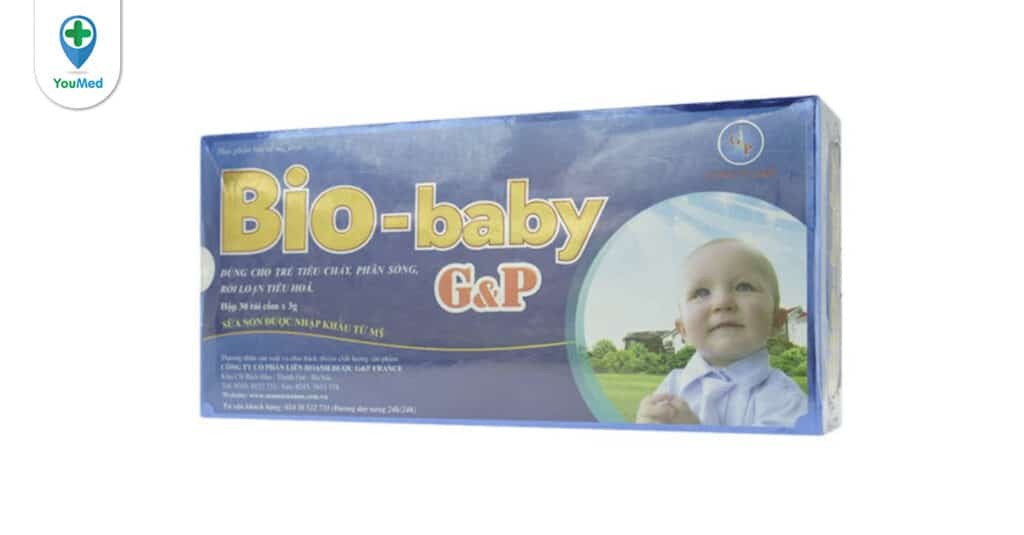 Cốm vi sinh Bio-Baby G&P có tốt không? Công dụng và các lưu ý khi dùng