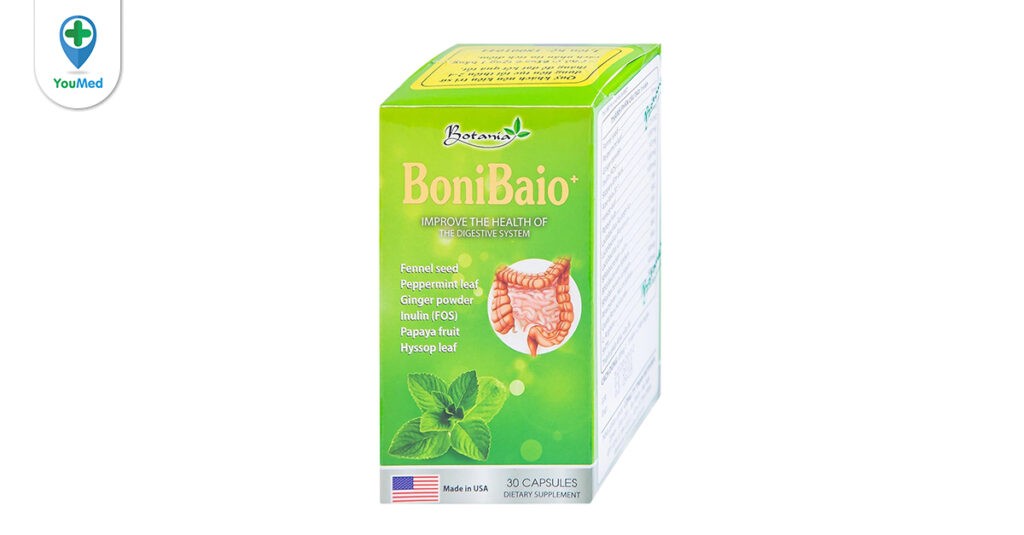 Viên uống tăng cường sức khỏe hệ tiêu hóa Bonibaio có tốt không? Lưu ý khi dùng