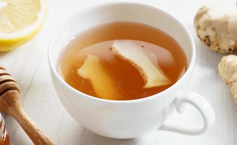 Uống trà gừng có thể giúp làm giảm triệu chứng chảy nước mũi