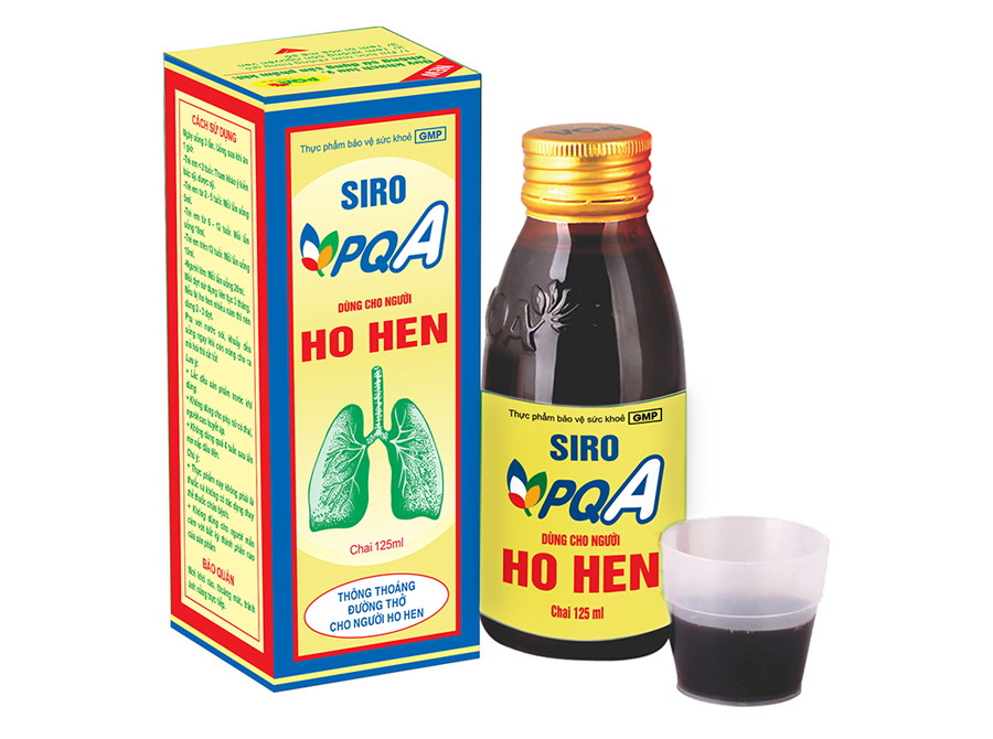 Siro ho hen PQA là sản phẩm của Công ty Dược phẩm PQA