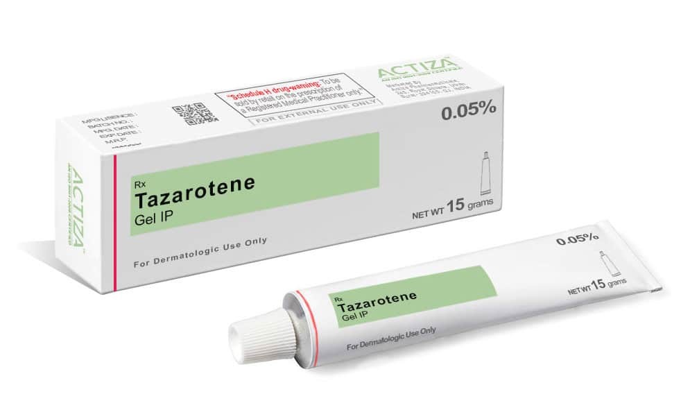 Tazarotene với các thông tin về thành phần, công dụng và cách sử dụng hiệu quả