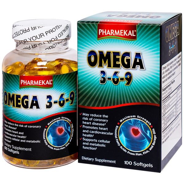 Thông tin cần biết về Viên uống dầu cá Omega 3 6 9 Pharmekal