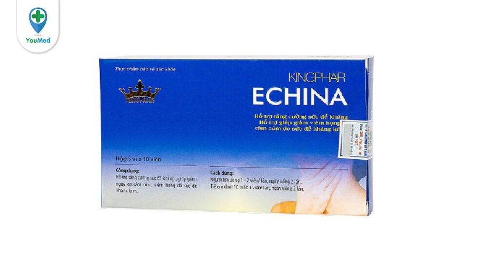 Viên uống hỗ trợ điều trị viêm họng Echina Kingphar có tốt không