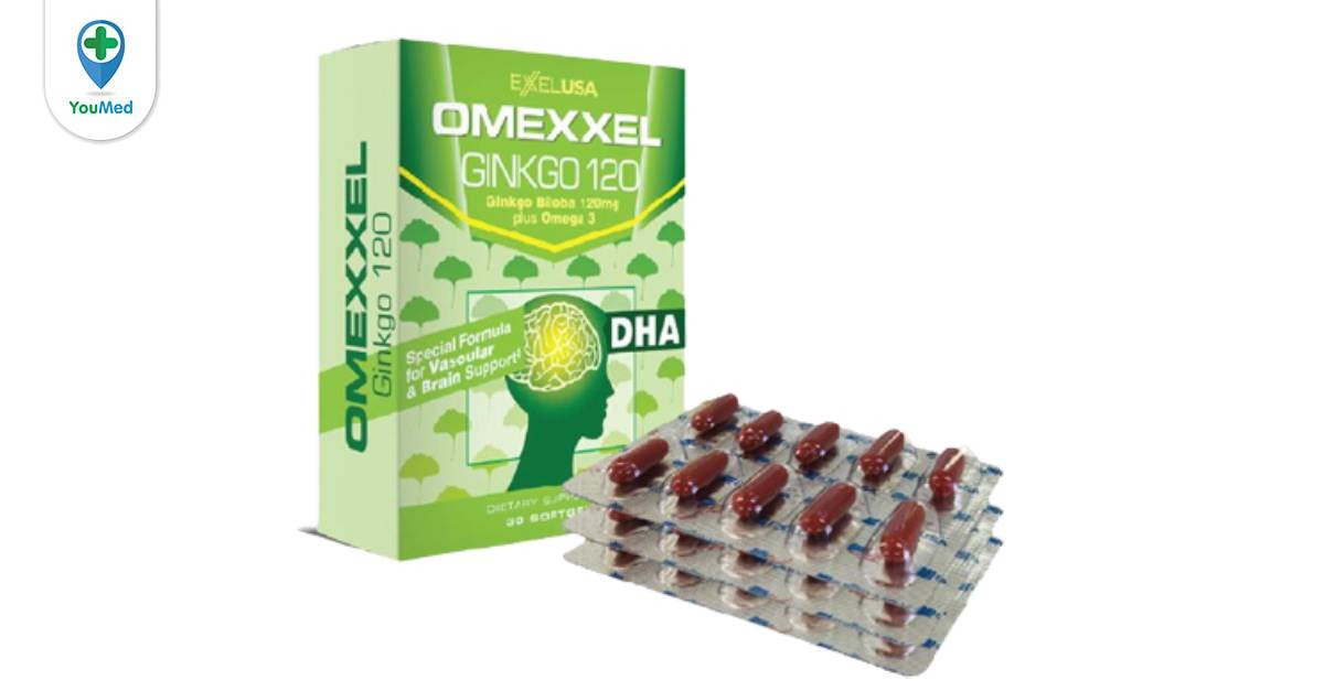 Thành phần và tác dụng của thuốc bổ não omexxel ginkgo 120 