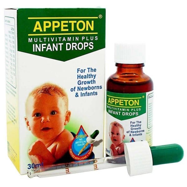 Siro bổ sung vitamin cho trẻ sơ sinh Appeton Infant Drop là sản phẩm giúp cung cấp dinh dưỡng, bổ sung chế độ ăn cho trẻ sơ sinh và trẻ nhỏ dưới 12 tháng tuổi
