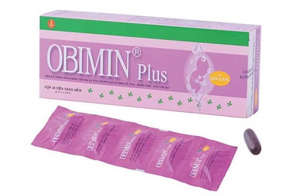 Viên uống bổ sung vitamin cho bà bầu Obimin Plus có tốt không?