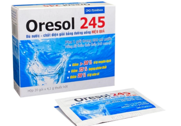 Thuốc Oresol bù nước, điện giải giúp hỗ trợ điều trị Covid