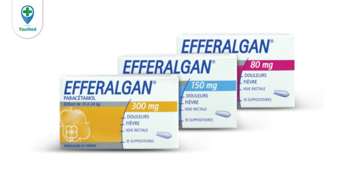 What are the uses and dosage of Efferalgan rectal suppositories for fever reduction in children?