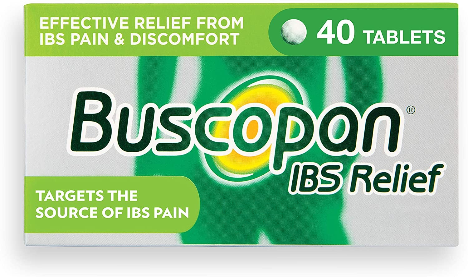 Bạn có thể sử dụng thuốc Buscopan để giảm tình trạng đau quặn bụng