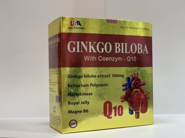 Sản phẩm dưỡng não Ginkgo biloba with Coenzym q10